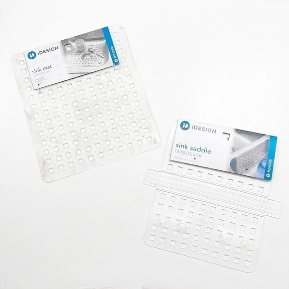 NEW iDesign sink mat + sink saddle - Picture 1 of 3